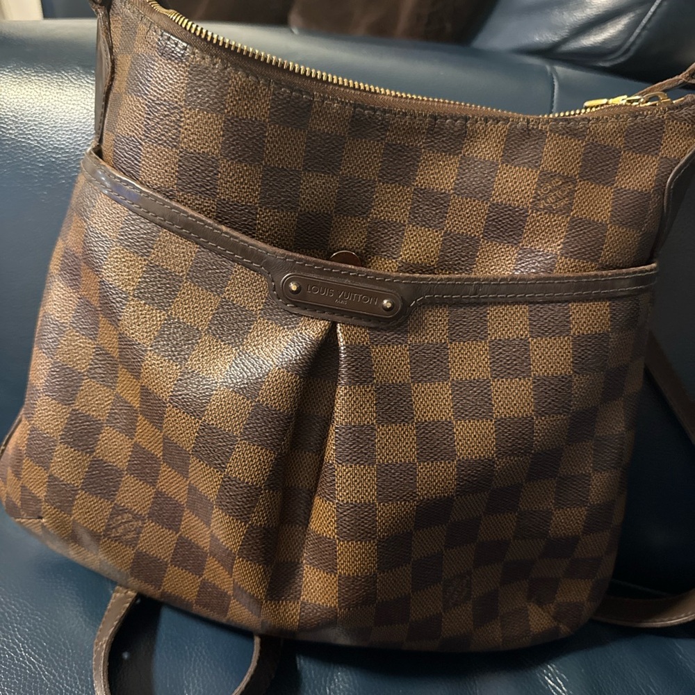 Louis Vuitton Bloomsbury Demier Ebene Brown Checkered Shoulder Bag